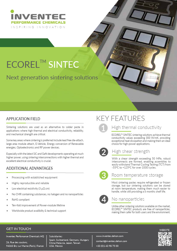Ecorel Sintec Flyer